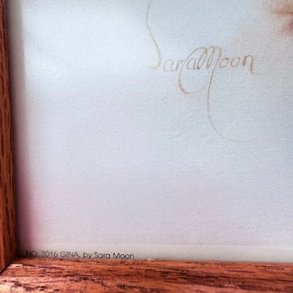 Vintage 1970s Sara Moon Framed‎ Art Prints Jacqueline & Gina